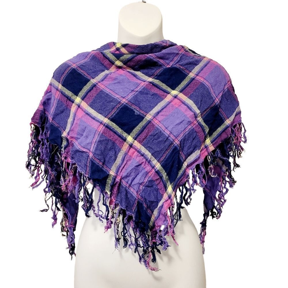 2/$20 Y2K Garage Purple & Pink Square Scarf